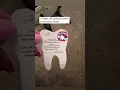 Tooth fairy letter Sooo tiny