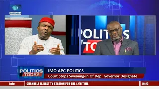 lawmaker apc chieftain disagree over impeachment of imo state deputy governor pt 2 politics today 