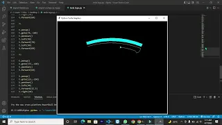 Tesla Logo draw using python turtle graphics