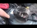 EASY HOW TO FIX a Briggs and Stratton lawnmower STARTER PULL ROPE