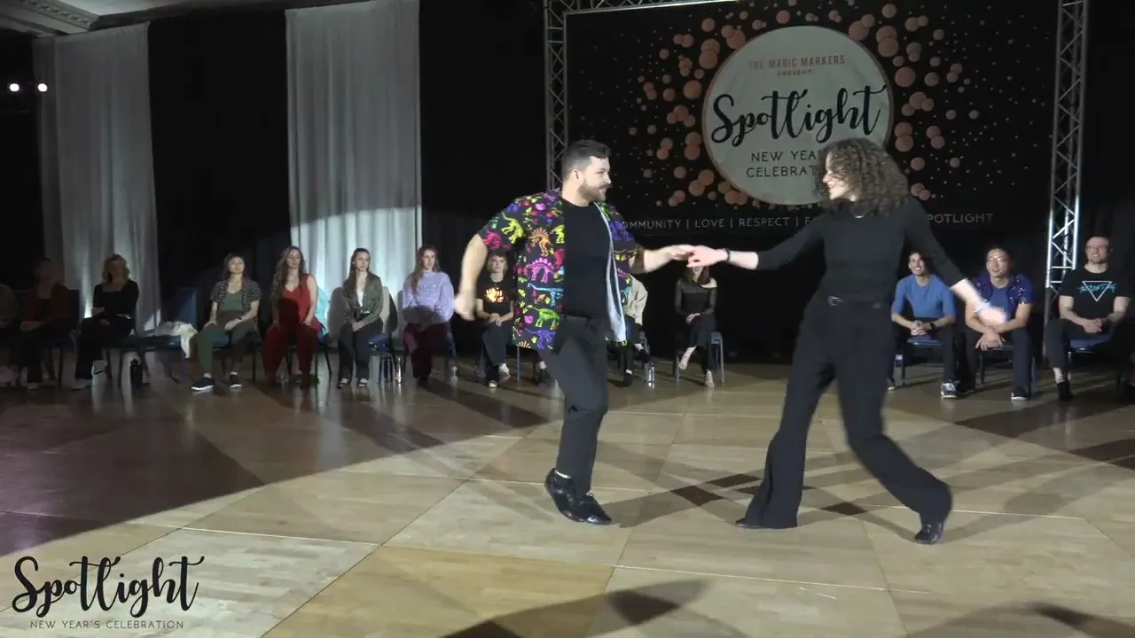 Spotlight New Year's Celebration 2024/2025 Intermediate Jack & Jill Jadin Lewis & Sarah Storch