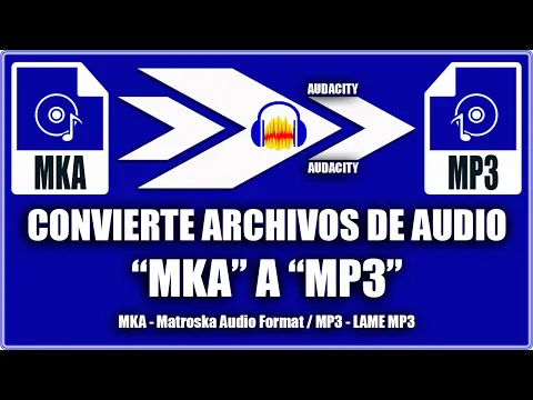 Download MP3 Convertir audio mka a mp3 - Audacity