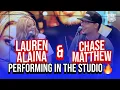 Lauren Alaina and Chase Matthew perform All My Exes live in studio