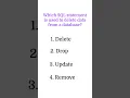 SQL Quiz-1 SQL Tutorial for Beginners
