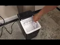 ICE MAKER UNBOXING AND DEMONSTRATION ICE ready in 6 minutes
