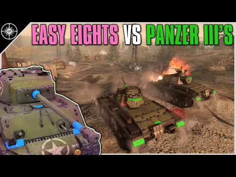 Panzer III's Fight for Their Life Against Easy Eights! | Company of Heroes 3 Multiplayer
