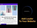 Pre-loader Setup for Your HTML Website Complete Guide No JQuery