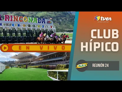 Video Thumbnail: REUNIÓN 24 | HIPÓDROMO LA RINCONADA | EN VIVO | CLUB HÍPICO POR TVES | HD