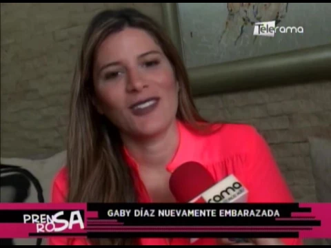 Gaby Díaz nuevamente embarazada