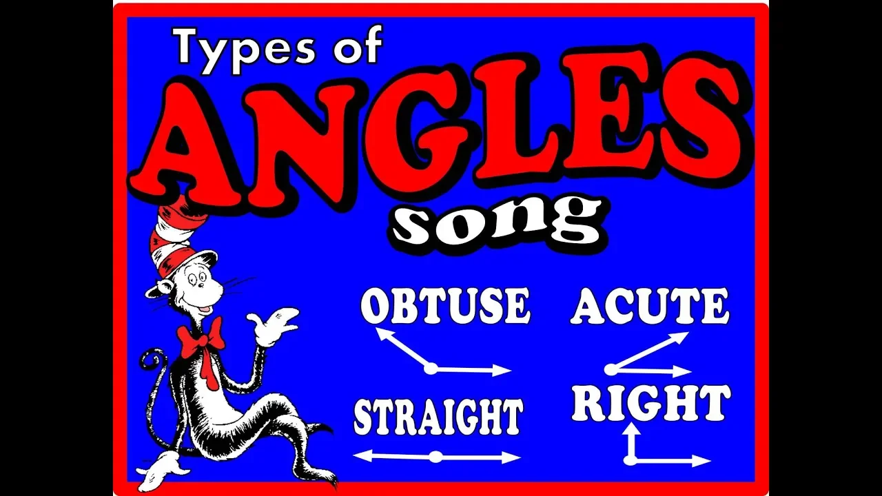 Types of ANGLES - song that shows 4 types of angles