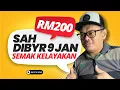 BANTUAN RM200 INI SAH DIBYR 9 JAN!