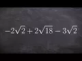 Combining a radical expression