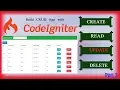 Codeigniter CRUD Application Update Part 3