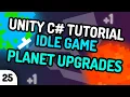 PLANETS UPGRADES - Unity C