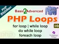 PHP Loop Bangla Tutorial for loop while loop do while loop foreach loop - 06