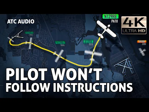 Download MP3 Pilot REFUSES to follow ATC instructions. Pilot deviation. Real ATC Audio