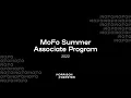 2022 Summer Associate Program