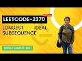 Leetcode 2370 Longest Ideal Subsequence Weekly Contest 305 Medium