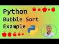 Python lesson number sorting algorithm explained clearly live coding using if and nested loops