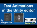 VRChat SDK3 Tutorial - Test fix avatars with an emulator