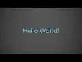 HelloWorld program in Java