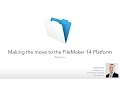 Making the move to FileMaker 14