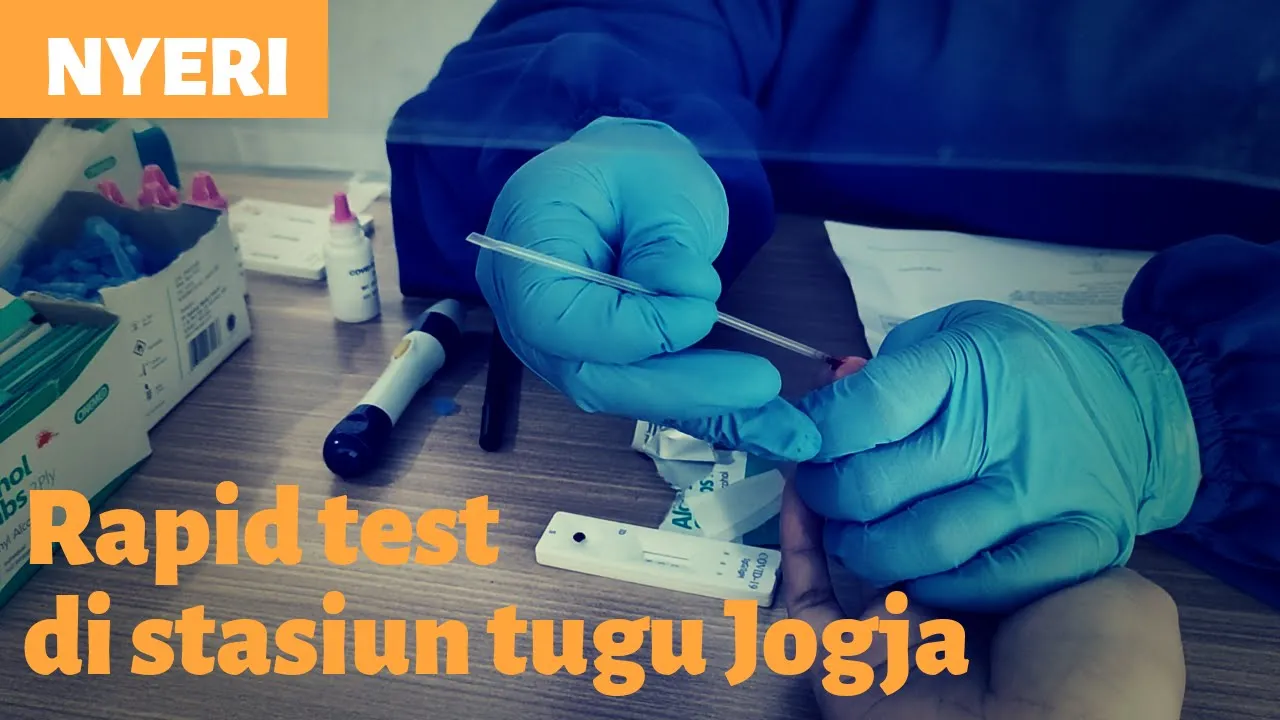 Cara Rapid Test Antigen di Stasiun. Syarat Naik Kereta angkutan Natal dan Tahun Baru 2020 Kereta api. 