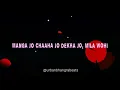 Download Lagu Jo Tere Sang (Lyrics) - Jeet Gannguli, Mustafa Zahid 