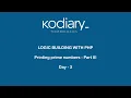 Maths Logic Building with PHP - Day3
