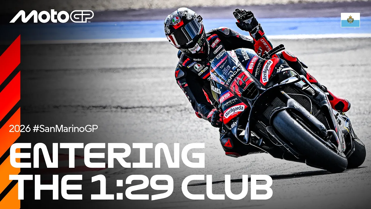 Lap record broken in the last 5 minutes of MotoGP Q2 ⏱️ | 2026 San Marino GP
