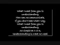 Xscape-Understanding (with lyrics)