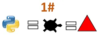 Python turtle shapes triangle part 1