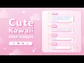 Cute Twitch Chat Widget for StreamElements OBS Studio
