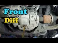 2012-2018 Dodge Ram 1500 Front Differential Fluid Change Easy DIY