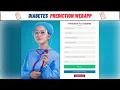 Diabetes Prediction WebApp Using Logistic Regression Machine Learning Algorithm