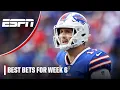 The best bets for NFL Week 6 Minus Three