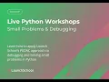 Small Problems Debugging in Python