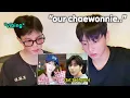 Download Lagu JUNGKOOK mentions CHAEWON on recent live w/ Jimin (listens to her new song ft. TXT Taehyun)