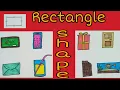34 Learn rectangle shape rectangle shaped picture step by step learning