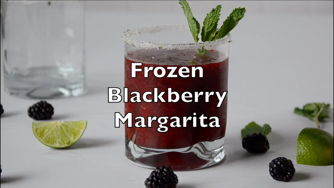 How to Make a Blackberry Margarita | Cocktails and Cream