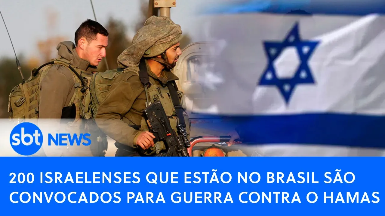 ????Poder Expresso: 200 israelenses que estão no Brasil são convocados para guerra contra Hamas