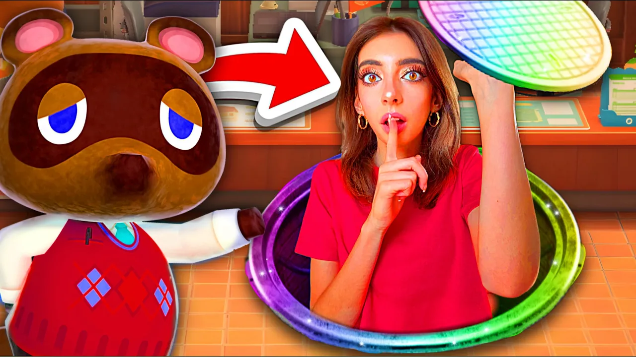 J’ai CONSTRUIT une PIÈCE SECRÈTE dans ANIMAL CROSSING ! 🤫