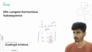Leetcode 594 Longest Harmonious Subsequence Explained Sorting HashMap Approaches
