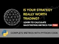 Algorithmic Trading - Metrics