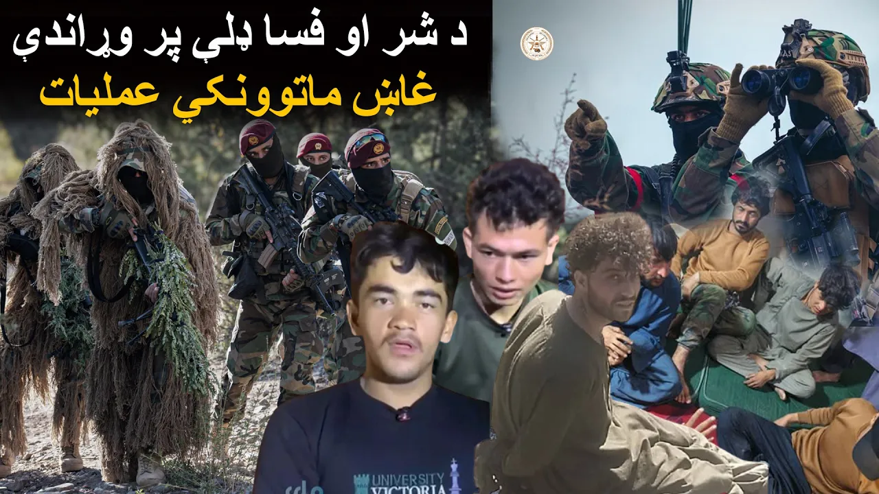 نورستان کې د « شر او فساد» ډلې د غړو پر وړاندې غاښ ماتوونکي عملیات ترسره شوي: video thumbnail