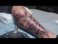 ONI MASK TATTOO TIME LAPSE