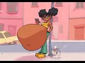 On the phone vore animation