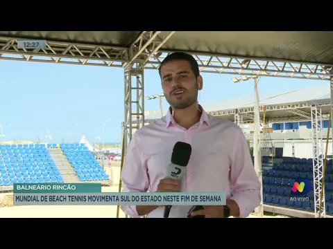 Balneário Rincão: Mundial de Beach Tennis movimenta sul de SC neste fim de semana