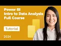 Power BI Intro to Data Analysis Full Course Tutorial