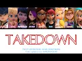 Download Lagu How would Miraculous Ladybug girls sing Takedown by Jeongyeon, Jihyo, Chaeyoung | Color coded lyrics
